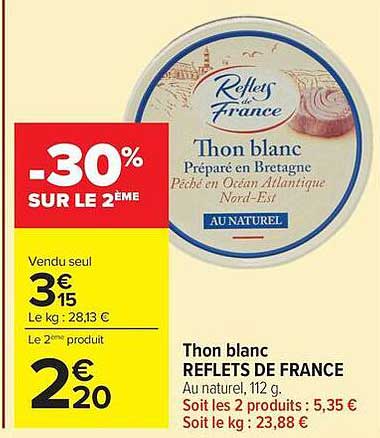 Thon blanc REFLETS DE FRANCE