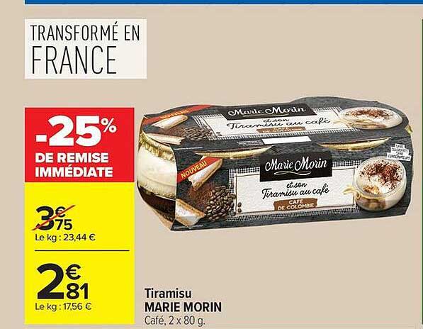 Tiramisu MARIE MORIN