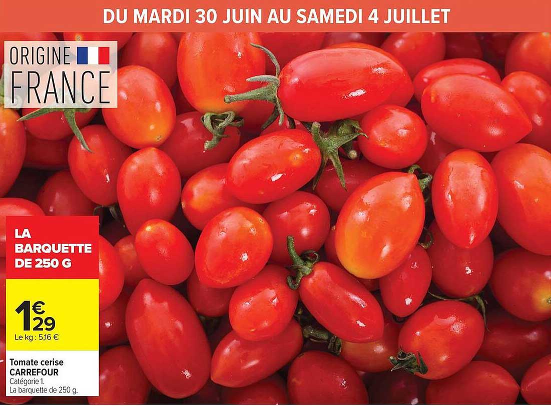 Tomate cerise CARREFOUR