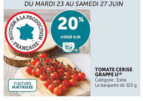 TOMATE CERISE GRAPPE U