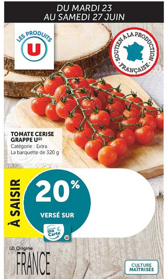 TOMATE CERISE GRAPPE U(2)