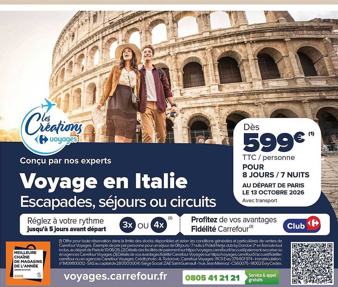 Voyage en Italie