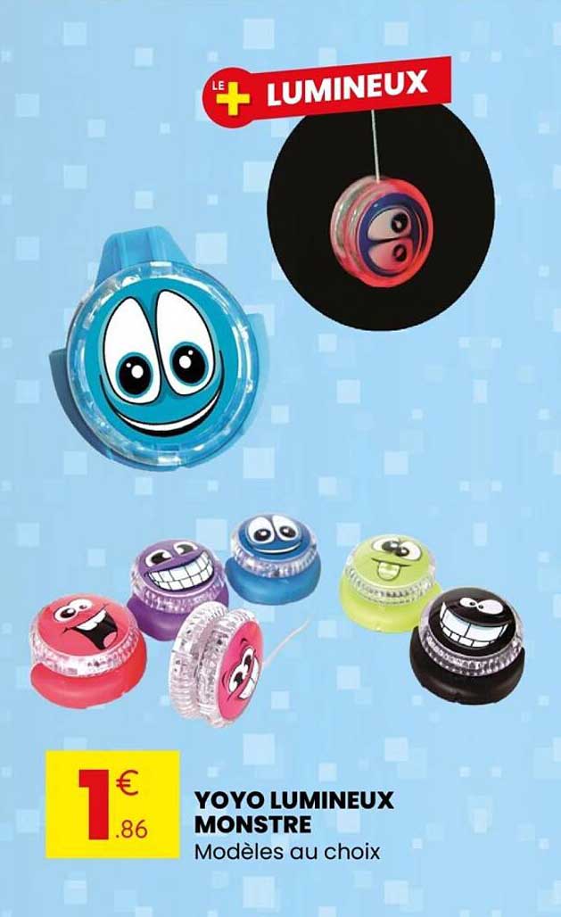 YOYO LUMINEUX MONSTRE