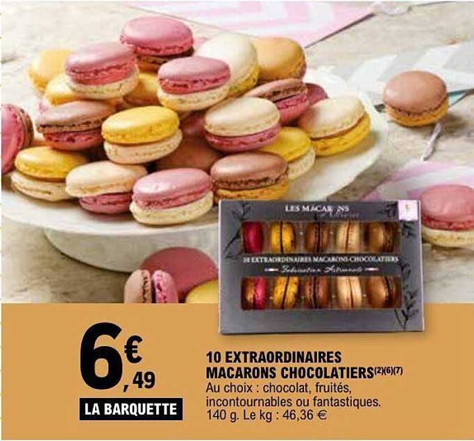 10 EXTRAORDINAIRES MACARONS CHOCOLATIERS