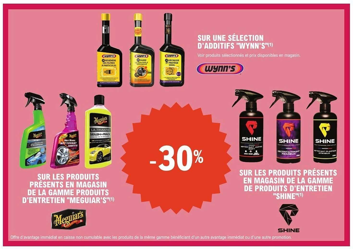-30% sur une sélection d'additifs 'Wynn's'