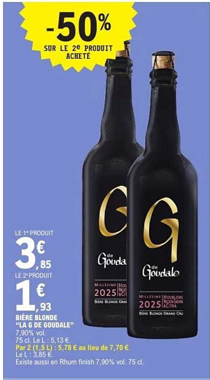 Bière Blonde 'LA G de Goudale'