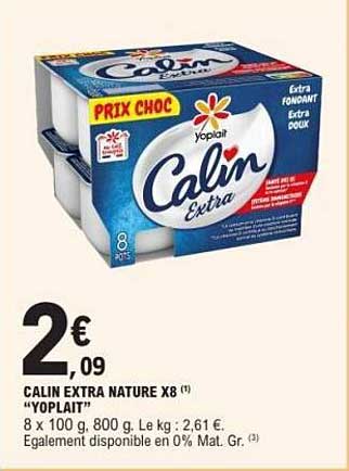CALIN EXTRA NATURE X8 - YOPLAIT