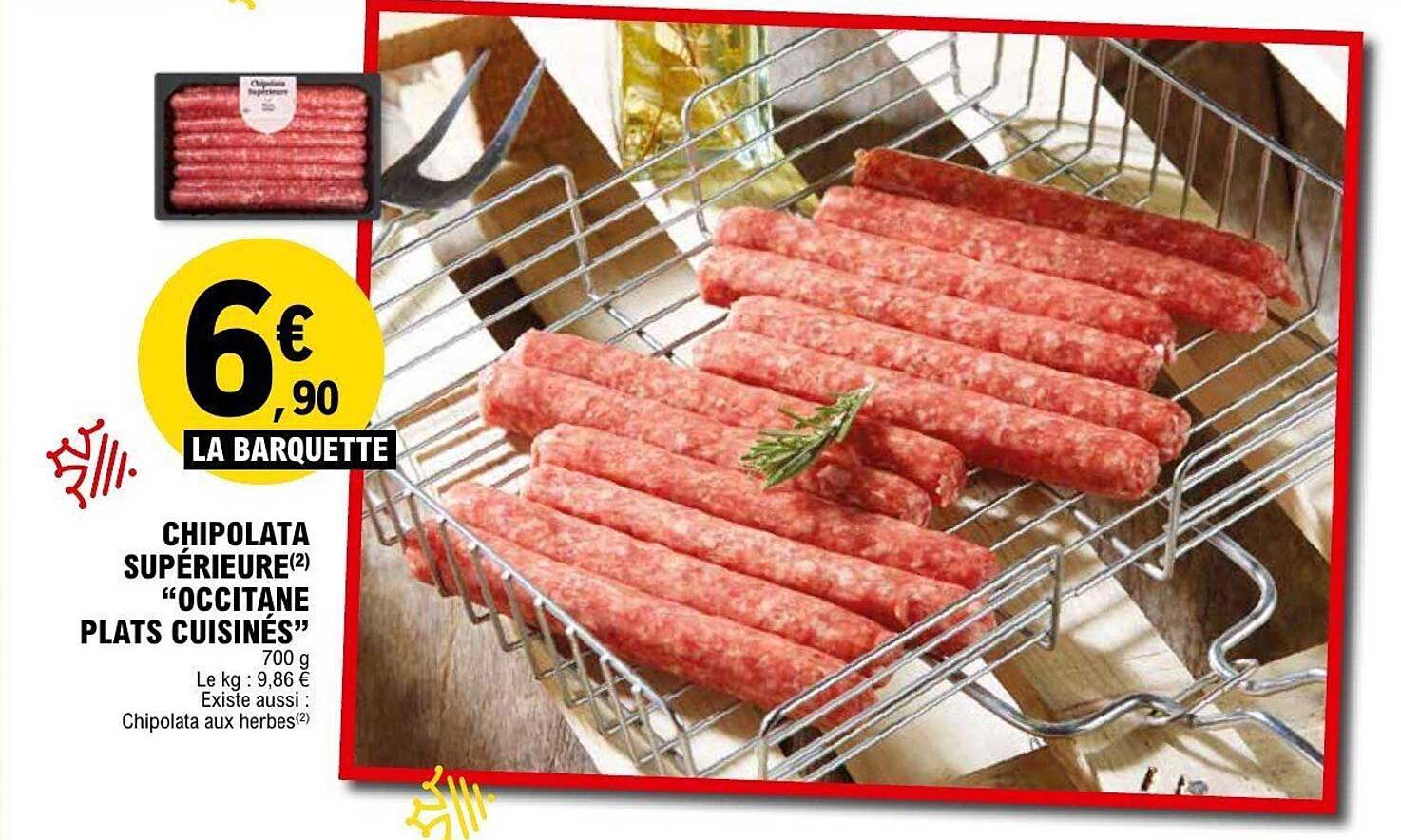 CHIPOLATA SUPÉRIEURE "OCCITANE PLATS CUISINÉS"