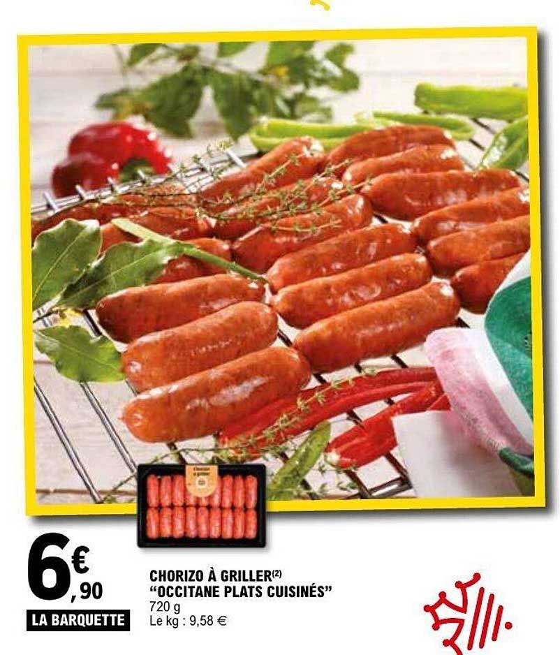 CHORIZO À GRILLER "OCCITANE PLATS CUISINS"