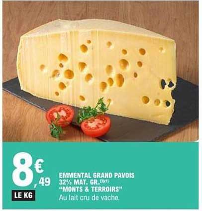 EMMENTAL GRAND PAVOIS 32% M.G.