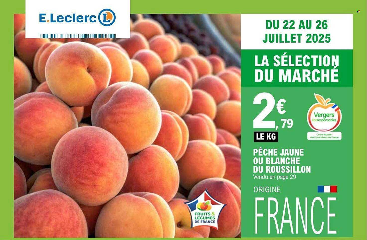 LA SÉLECTION DU MARCHÉ