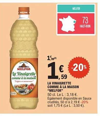 LA VINAIGRETTE COMME À LA MAISON "MELFOR"