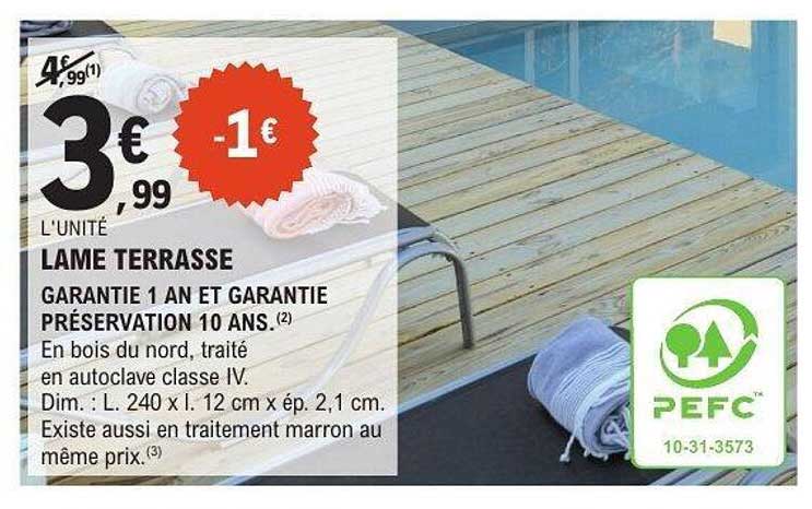 LAME TERRASSE