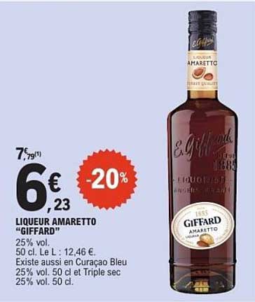 LIQUEUR AMARETTO "GIFFARD"