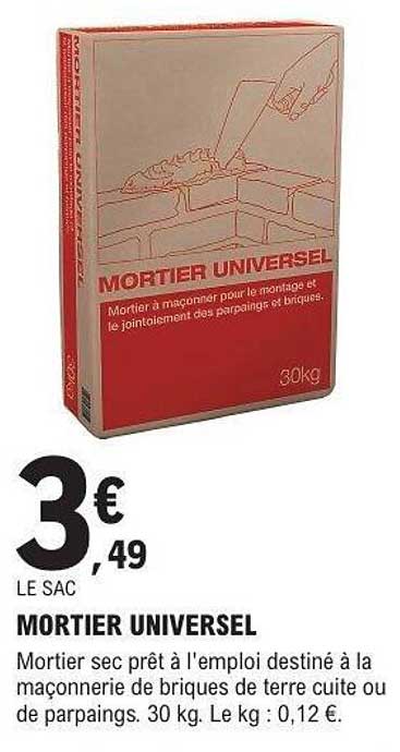 MORTIER UNIVERSEL