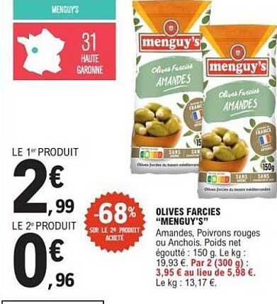 OLIVES FARCIES “MENGUY'S”