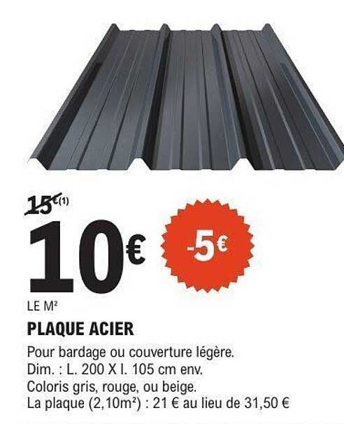 PLAQUE ACIER