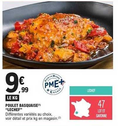 POULET BASQUAISE LECHEF