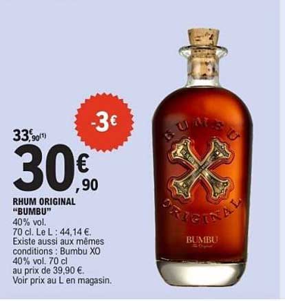 RHUM ORIGINAL “BUMBU”