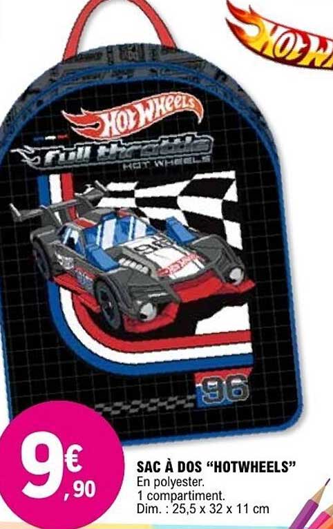 SAC À DOS "HOTWHEELS"