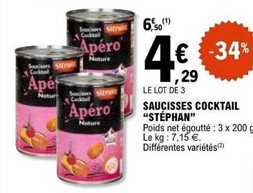 SAUCISSES COCKTAIL “STÉPHAN”
