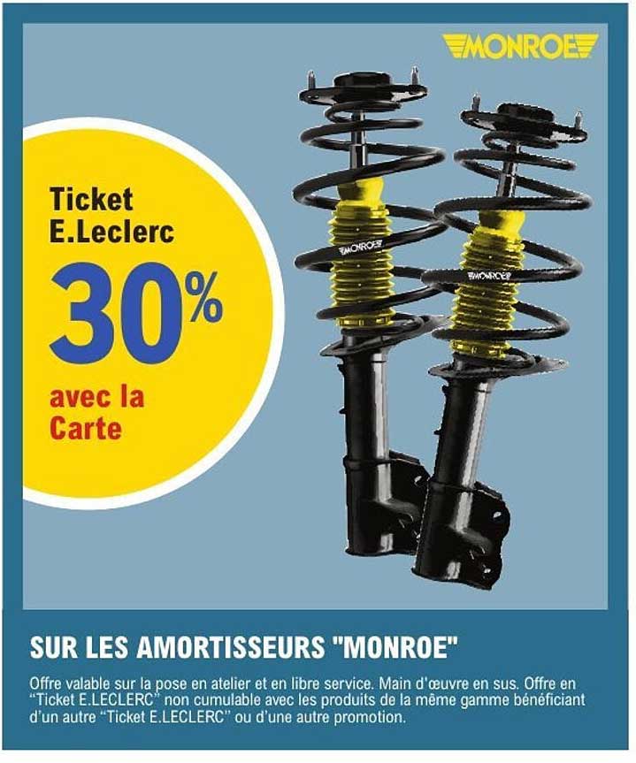 SUR LES AMORTISSEURS "MONROE"