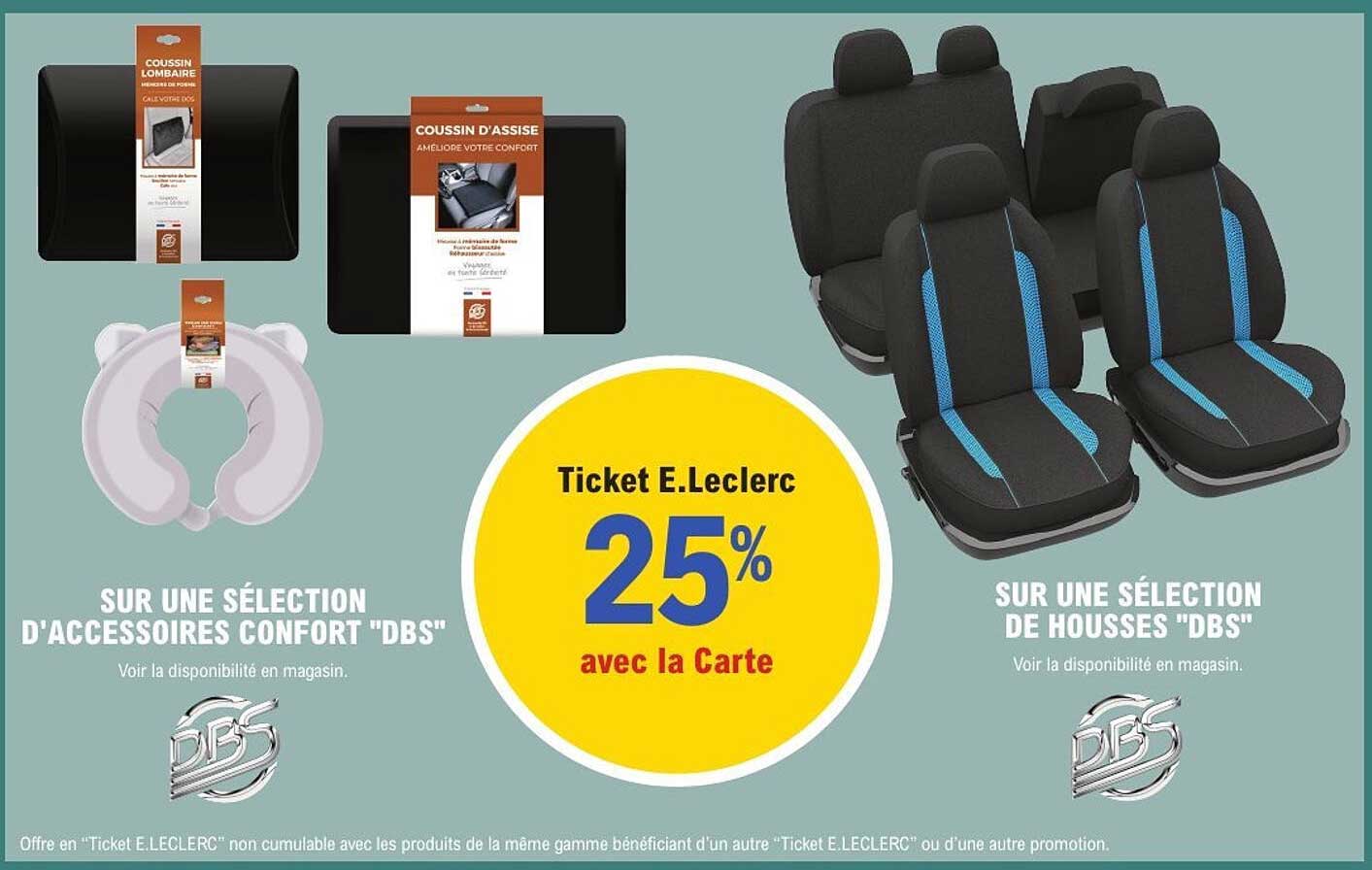 Ticket E.Leclerc 25% avec la Carte