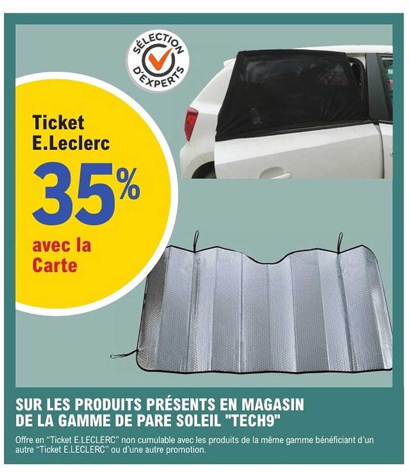 Ticket E.Leclerc 35% avec la Carte