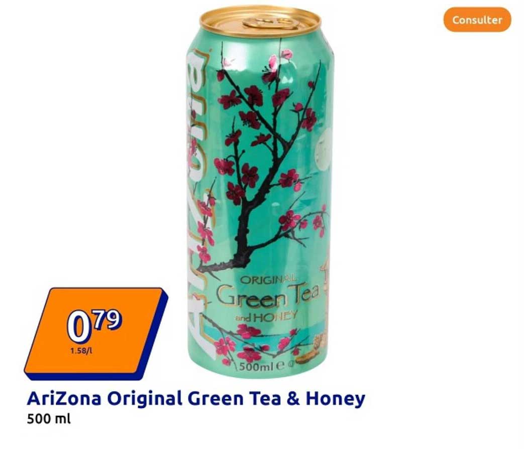 AriZona Original Green Tea & Honey 500 ml