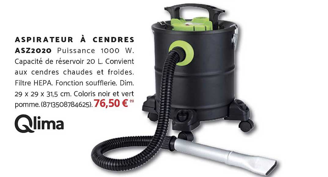 ASPIRATEUR À CENDRES ASZ2020
