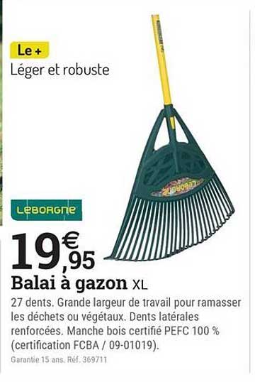 Balai à gazon XL