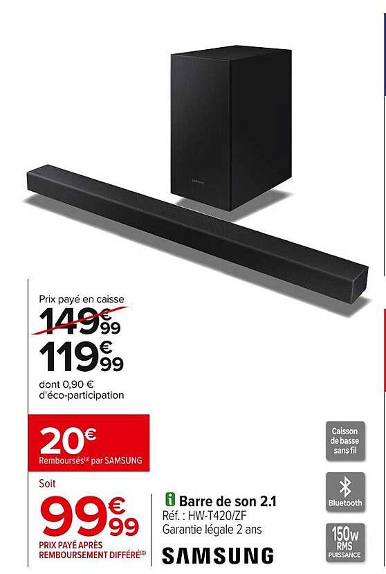 Barre de son 2.1