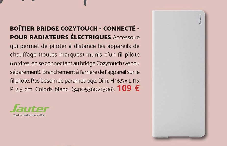 BOÎTIER BRIDGE COZYTOUCH - CONNECTÉ - POUR RADIATEURS ÉLECTRIQUES