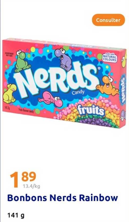 Bonbons Nerds Rainbow