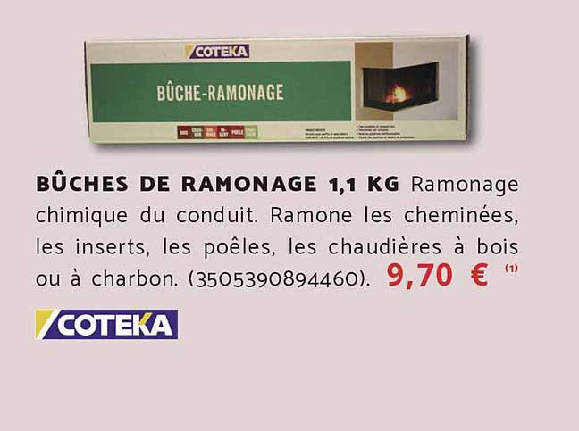BÛCHES DE RAMONAGE 1,1 KG