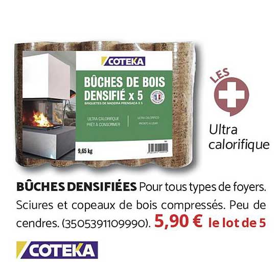 BÛCHES DENSIFIÉES