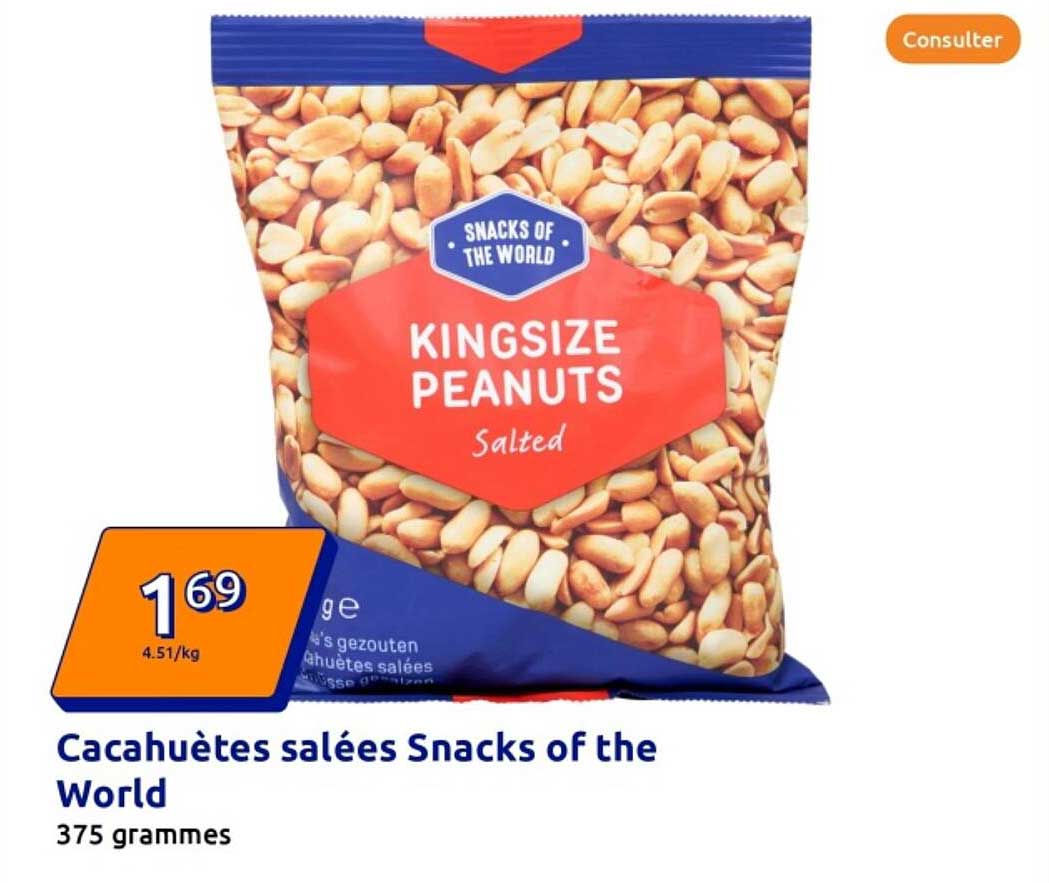 Cacahuètes salées Snacks of the World