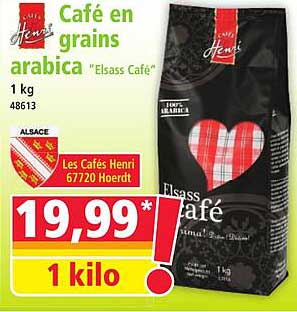 Café en grains arabica "Elsass Café"