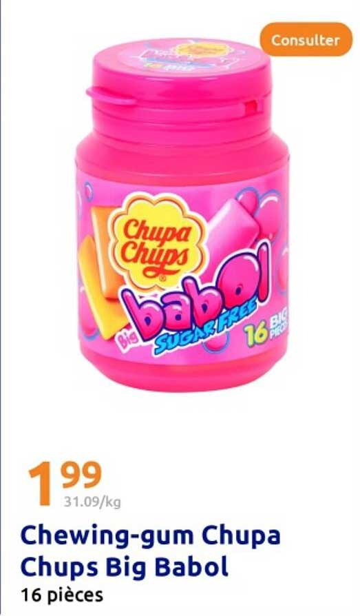 Chewing-gum Chupa Chups Big Babol