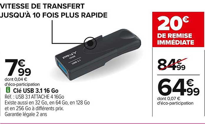 Clé USB 3.1 16 Go