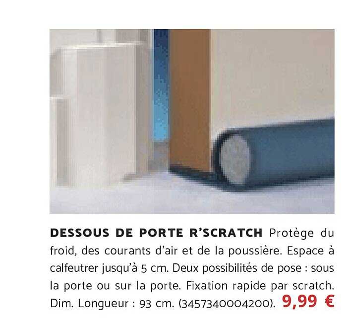 DESSOUS DE PORTE R'SCRATCH