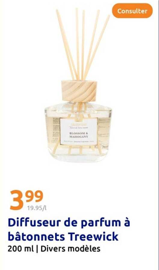 Diffuseur de parfum à bâtonnets Treewick