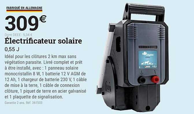 Électrificateur solaire