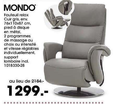 Fauteuil relax Mondo