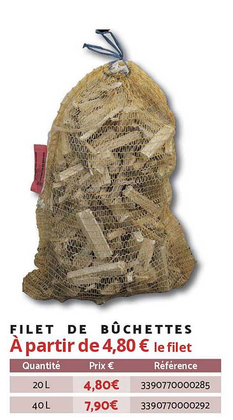 FILET DE BÛCHETTES