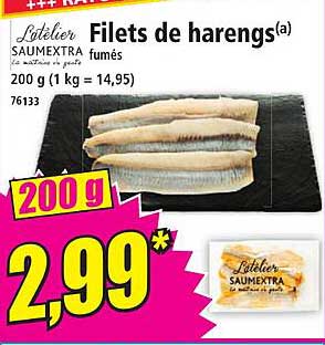 Filets de harengs(a) fumés