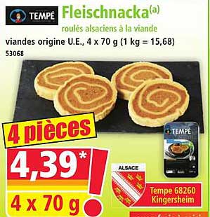 Fleischnicka - Roules alsaciens à la viande