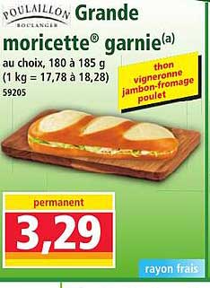Grande moricette® garnie