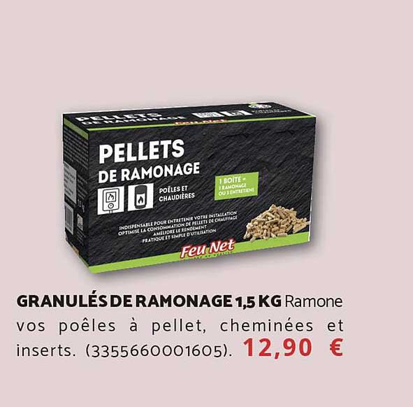GRANULÉS DE RAMONAGE 1,5 KG