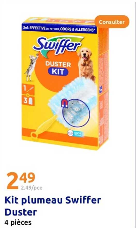 Kit plumeau Swiffer Duster